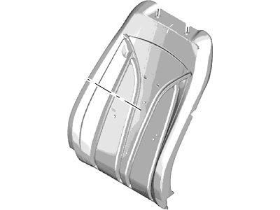 EJ7Z-7864810-D Ford Pad - Seat Back, Passenger Side Illustration 1 of 1