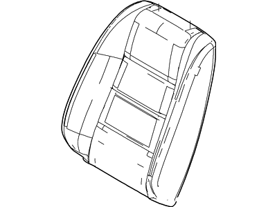 Ford 7R3Z-7664416-AA Cover Assembly - Seat Back, Passenger Side 7R3Z-7664416-AA Ford Cover Assembly - Seat Back, Passenger Side Illustration 1 of 1