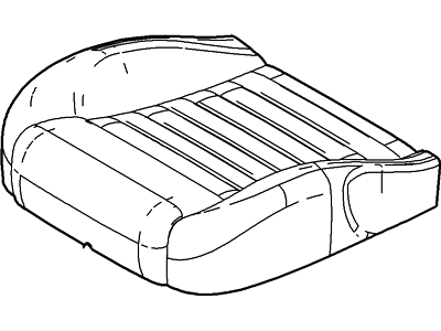 7R3Z-6362901-AD Ford Cover Assembly - Seat Cushion, Driver Side Illustration 1 of 1