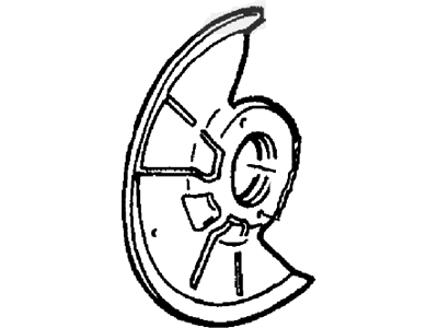 Ford F81Z-1214-BA Shield - Splash