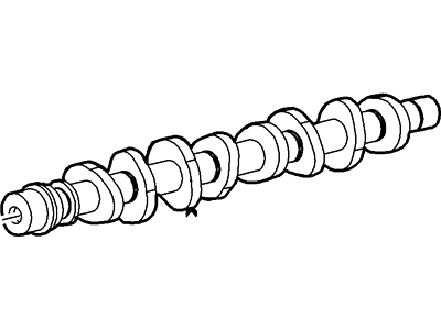 Ford YS4Z-6250-DA Exhaust Camshaft YS4Z-6250-DA Ford Exhaust Camshaft Illustration 1 of 1