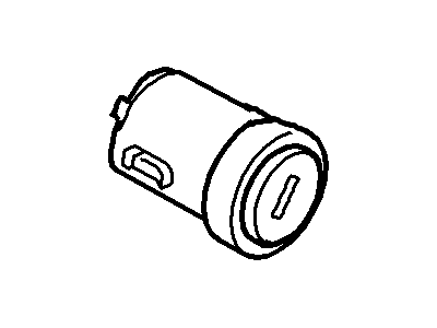 7U5Z-11582-B Ford Cylinder - Private Lock Illustration 1 of 1