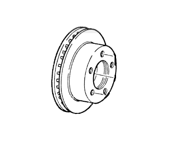 Lincoln Town Car Brake Rotor - YW7Z-1V125-BB