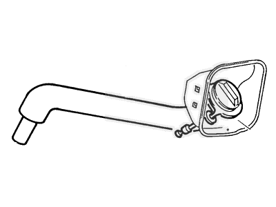 Ford Ranger Fuel Filler Hose - AL5Z-9034-A