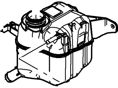 Lincoln 8G1Z-8A080-A Tank Assy - Radiator Overflow