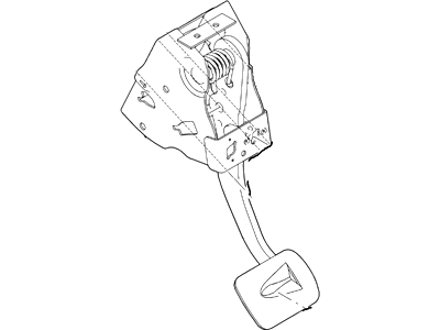 Ford 8S4Z-2455-A Pedal Assy - Brake