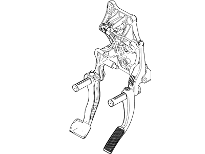 Mercury 3F2Z-2455-AA Pedal Assembly - Brake