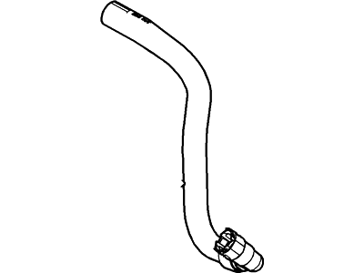 Ford DA8Z-8N021-A Hose - Oil Cooler DA8Z-8N021-A Ford Hose - Oil Cooler Illustration 1 of 1
