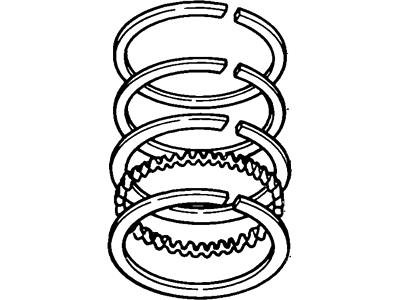 Mercury F2AZ6148A Kit - Piston Ring