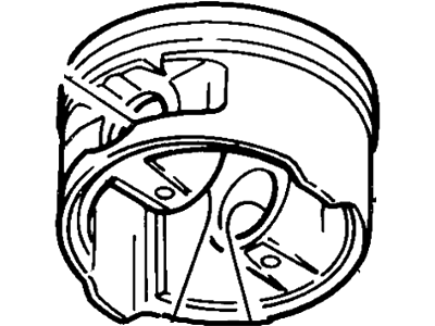 Mercury 1L2Z-6108-AA Piston And Pin Assembly