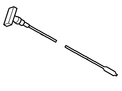 Ford F85Z-6750-BA Indicator Assembly - Oil Level F85Z-6750-BA Ford Indicator Assembly - Oil Level Illustration 1 of 1