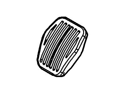 Ford BV6Z-2454-A Pad - Pedal BV6Z-2454-A Ford Pad - Pedal Illustration 1 of 1