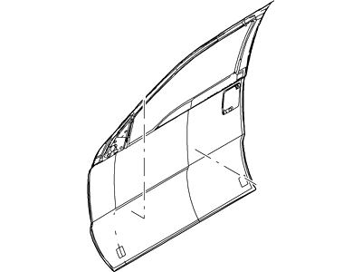 Ford 5C3Z-2520201-B Panel Assembly - Door - Outer, Driver Side 5C3Z-2520201-B Ford Panel Assembly - Door - Outer, Driver Side Illustration 1 of 1