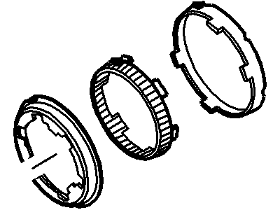 7R3Z-7107-A Ford Ring - Transmission 1St Synchronizer Blocking Illustration 1 of 1