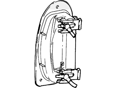 Ford F87Z-1326600-BAA Handle Assembly - Door - Outer, Passenger Side F87Z-1326600-BAA Ford Handle Assembly - Door - Outer, Passenger Side Illustration 1 of 1