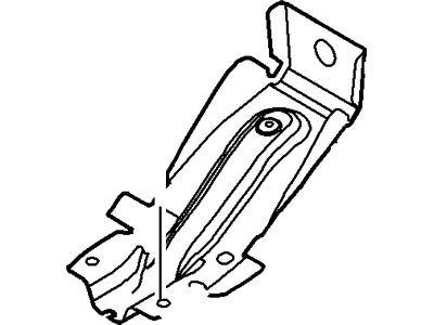 8A8Z-74101C42-B Ford Plate - Support, Passenger Side Illustration 1 of 1