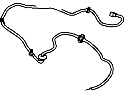 AE9Z-17408-D Ford Hose - Windshield Washer Illustration 1 of 1