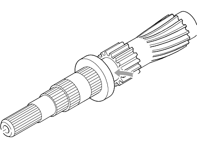 BR3Z-7113-A Ford Gear - Countershaft Drive Illustration 1 of 1