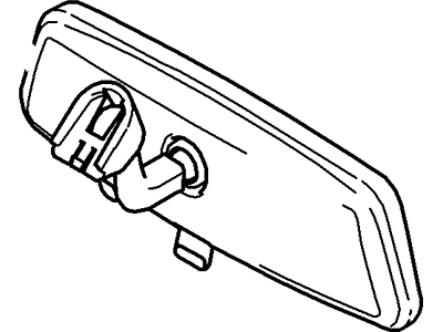 BU5Z-17700-K Ford Mirror Assembly - Rear View - Inner Illustration 1 of 1