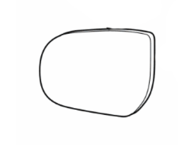 Mercury YL8Z-17K707-CB Glass Assy - Rear View Outer Mirror