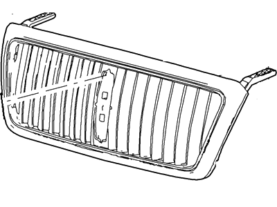 Ford 4L3Z-8200-CACP Grille Assembly - Radiator 4L3Z-8200-CACP Ford Grille Assembly - Radiator Illustration 1 of 1