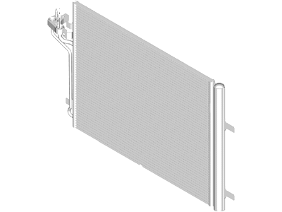 Ford DV6Z-19712-A Condenser Assembly DV6Z-19712-A Ford Condenser Assembly Illustration 1 of 1