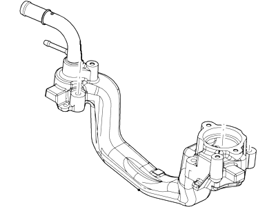3L3Z-8C368-C Ford Pipe - Water By-Pass Illustration 1 of 1