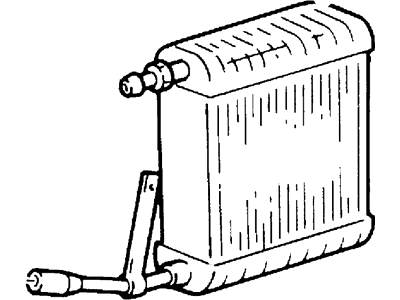 F8VZ-19860-CA Ford Core - Air Conditioning Evaporator Illustration 1 of 1