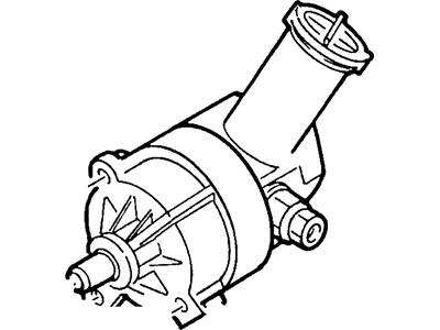 Lincoln Power Steering Pump - F8LZ-3A674-ABRM