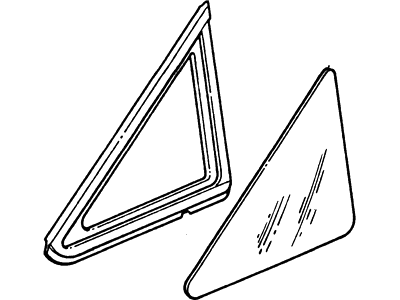 Ford E69Z-1100196-A Window Assembly - Side