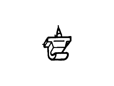 Ford F57Z-1004132-A Retainer - Sun Visor F57Z-1004132-A Ford Retainer - Sun Visor Illustration 1 of 1