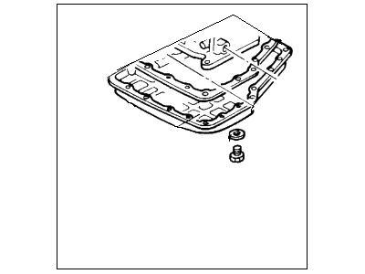 Mercury F3XY-7A194-A Pan Assembly - Transmission Oil