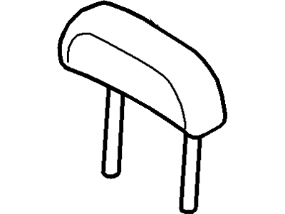 Lincoln XW4Z-54611A08-AAA Head Rest Assy