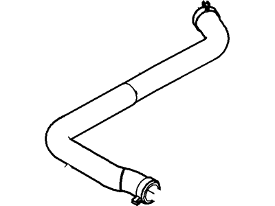 Ford 8G1Z-8260-A Hose - Radiator 8G1Z-8260-A Ford Hose - Radiator Illustration 1 of 1