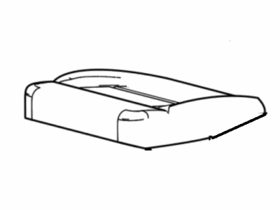 Ford 5L3Z-1663804-FB Cover Assy - Rear Seat Cushion
