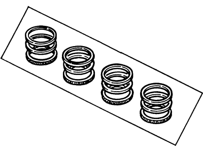 Ford F4BZ6149A Piston Ring Set F4BZ6149A Ford Piston Ring Set Illustration 1 of 1