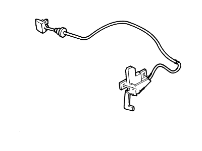 Ford F2TZ-16916-A Cable Assembly - Control