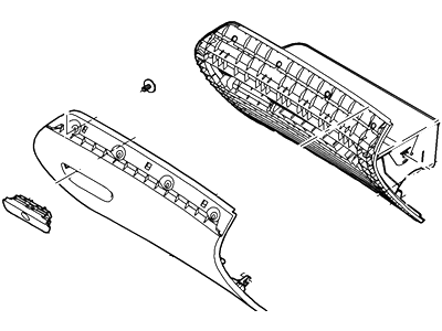 Ford DB5Z-7806024-CA Box Assy - Glove Compartment