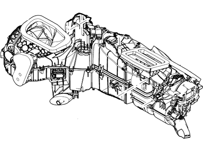 BC3Z-18456-C Ford Blower Assembly Illustration 1 of 1