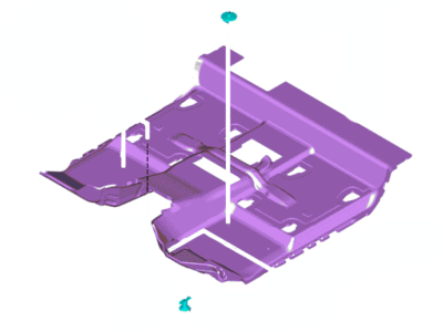 Ford FL3Z-1513000-AA Carpet - Floor FL3Z-1513000-AA Ford Carpet - Floor Illustration 1 of 1