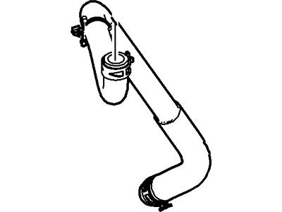 Ford BC2Z-3691-A Hose Assembly - Reservoir To Pump BC2Z-3691-A Ford Hose Assembly - Reservoir To Pump Illustration 1 of 1