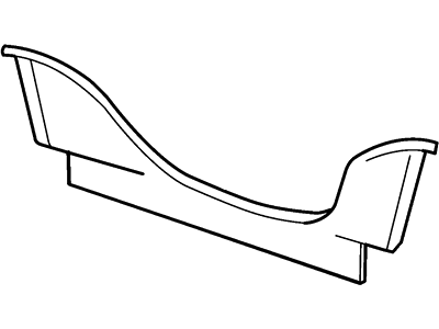 Ford F8VZ-5440320-AA Rear Body Panel F8VZ-5440320-AA Ford Rear Body Panel Illustration 1 of 1