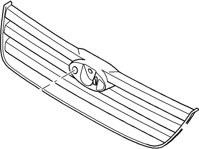 Ford 9T1Z-8200-AC Grille - Radiator 9T1Z-8200-AC Ford Grille - Radiator Illustration 1 of 1