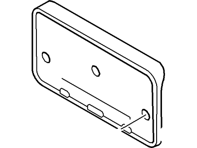 Ford 9T1Z-17A385-AC Bracket - License Plate 9T1Z-17A385-AC Ford Bracket - License Plate Illustration 1 of 1