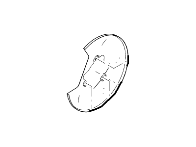 Lincoln CB5Z-2C029-A Shield - Brake Disc Splash