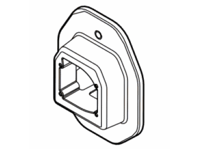 Ford BC3Z-14A163-A Retainer BC3Z-14A163-A Ford Retainer Illustration 1 of 1