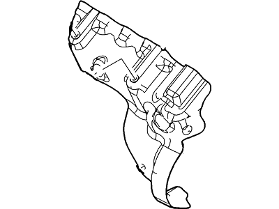 Ford AA5Z-9Y427-D Shield - Exhaust Manifold Heat, Driver Side AA5Z-9Y427-D Ford Shield - Exhaust Manifold Heat, Driver Side Illustration 1 of 1