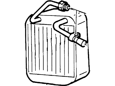 Ford F81Z-19860-AA Core - Air Conditioning Evaporator F81Z-19860-AA Ford Core - Air Conditioning Evaporator Illustration 1 of 1