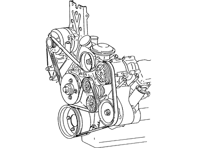 Lincoln Continental Drive Belt - F4TZ-8620-N