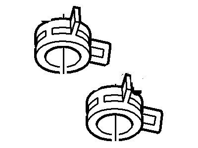 Ford B7AZ-8287-DA Clamp - Hose B7AZ-8287-DA Ford Clamp - Hose Illustration 1 of 1